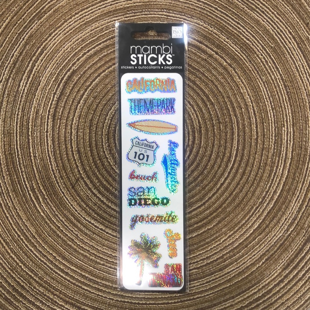 Mambi Sticks Stickers - California